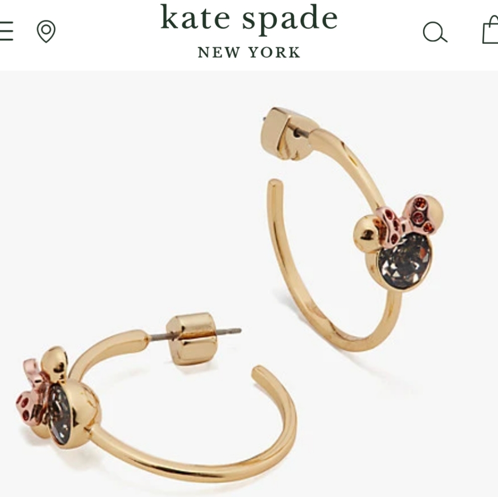 *NWT* Kate Spade Minnie Mouse earrings